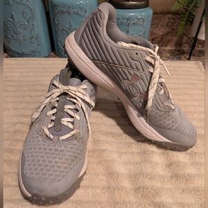 Under Armour Mens Size 12 Yard Baseball Artificial Turf Gray Shoes 3023000-102